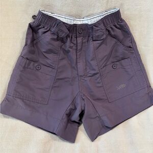 AFTCO Men's Cargo Shorts in Purple